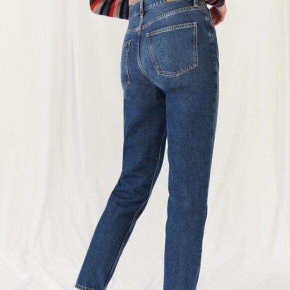 NWT Anthropologie M.i.H High Rise Vintage Style Distressed Cropped Jeans Size 25 - Picture 10 of 11